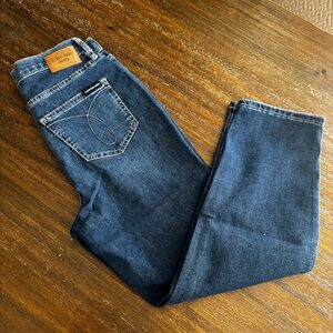 CALVIN  KLEIN CROPPED HIGH RISE SLIM JEANS - Size 4/27